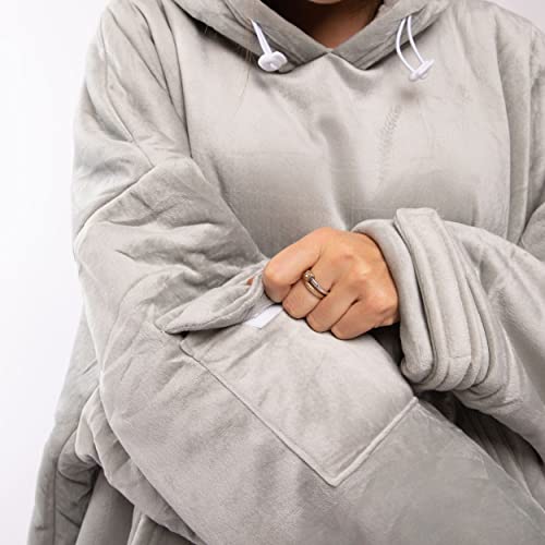 Flamingueo Blanket Hoodie, Oversized Hoodie Blanket, Hooded Blanket, Fluffy Blankets, Wearable Blanket, Fluffy Hoodie - Image 4