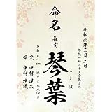 命名書 さくら 毛筆 命名紙 手書き風 代筆 男の子 女の子 生年月日 出生時刻 続柄 身長体重 両親のお名前 名入れ オーダー お祝い 記念 出産 ベビー 赤ちゃん 新生児 名付け祝い お七夜 孫 プレゼント 出産祝い 桜 サクラ 春 A4サイズ (2枚セット)