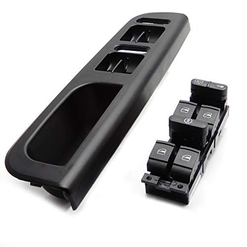 Golf 4 Pulsantiera con Pannello Alzacristalli Interruttore Pulsante per 1998-2004 Golf Mk4 / Jetta MK4 / Passat B5 Mk4 3B1 867 171 E Finestrino Master