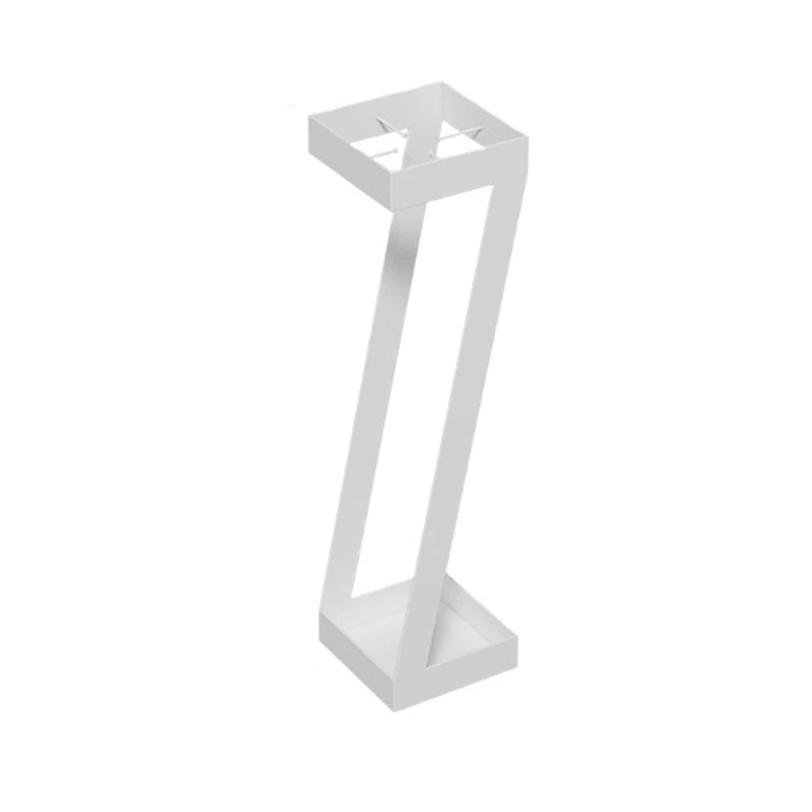 Kx9Lb8d Doorway umbrella holder Minimalist Umbrella Stand: A Self-draining Stand Suitable For Hotel Lobbies And Homes(White,Large)