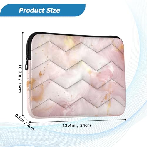 Funda para portátil 13-14 pulg rosa impermeable y resistente miniatura 3