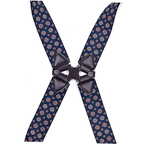 Mode Bretels Voor Mannen Side Clip Stijl Elastische Hip-clip Broek Bretels X-Back Verstelbare Bretels Geschenken - Afbeelding 5