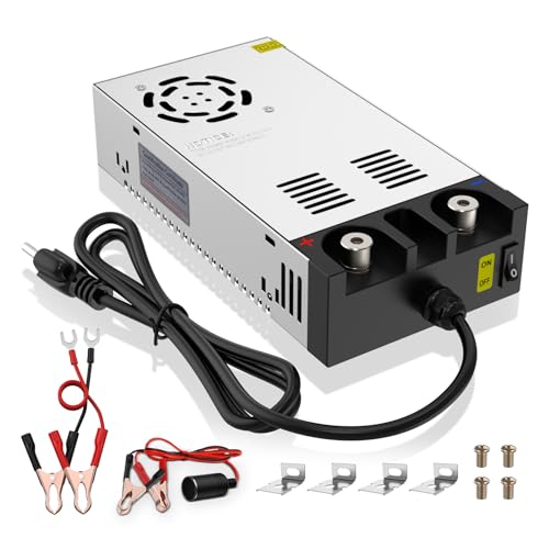 New Version 110V to 12V DC Converter, IMAYCC AC to DC Converter 600W 50A,120V to 12V Power Supply, Adjustable Power Supply