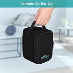 MEDMAX Carrying Case Compatible with OMRON Blood Pressure Monitor Bronze BP5100 / Upper Arm 3 Series Home Blood Pressure Monitor, Portable Storage Organizer Bag with Handle (Bag Only)
