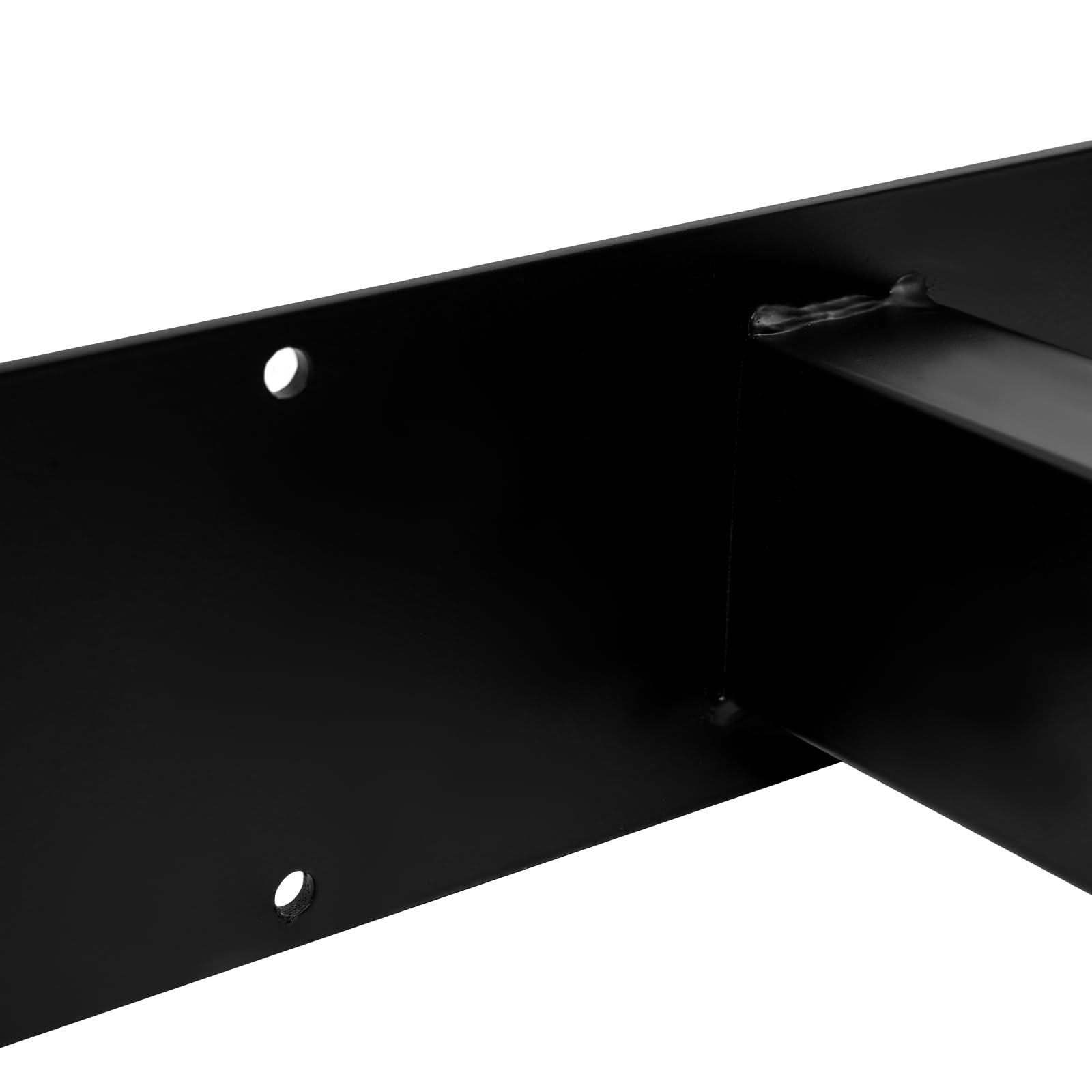 Juego de 2 patas de metal para muebles, color negro, capacidad de carga de 200 kg, 50 x 71 cm, para mesa de café, mesa de comedor, escritorio, muebles, patas de placa de altura regulable con