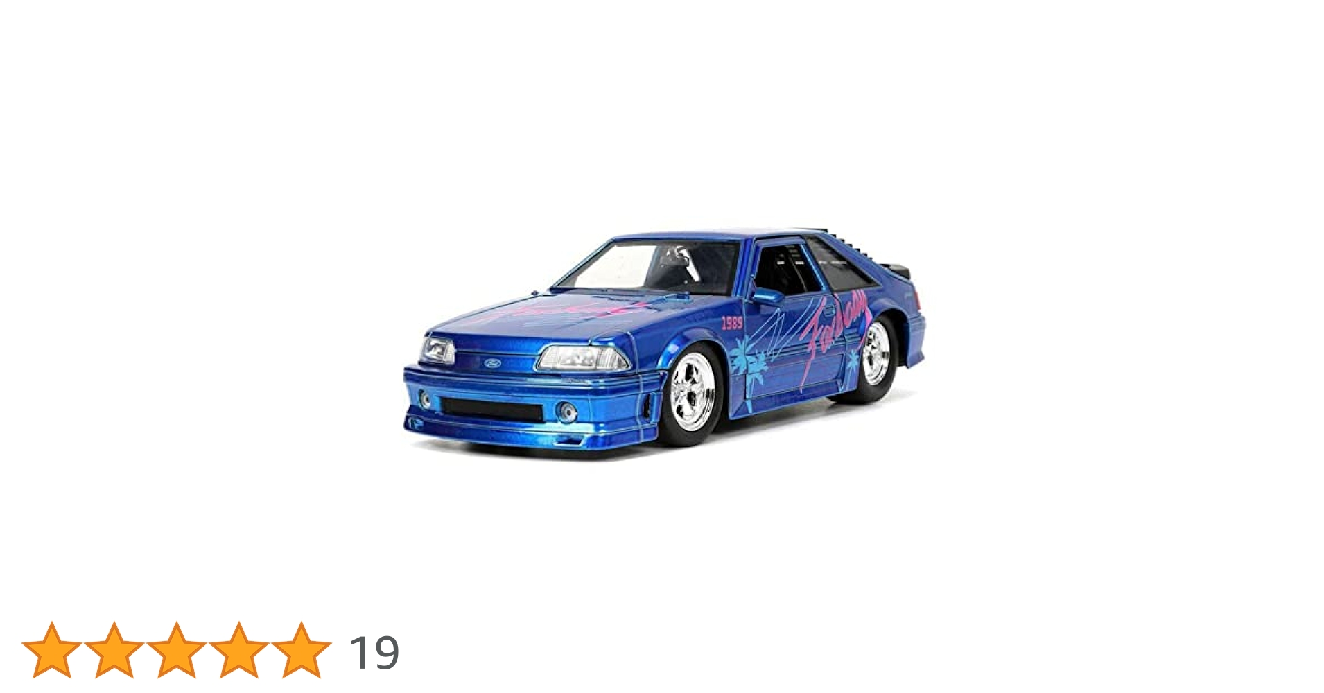 ミニカー I LOVE THE 1980&#39;s 1989 FORD MUSTANG GT I Love The 80's 1989 Ford Mustang GT Jada, Diecast Car, 8