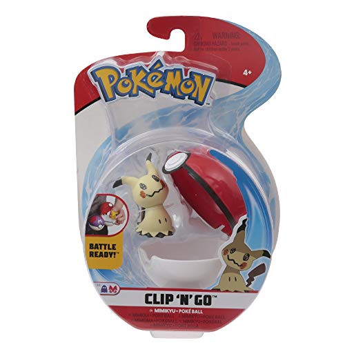 Giochi Preziosi Pokemon - Pokémon Clip'n Go con Figura de Mimikyu y Poke Ball