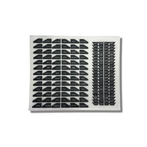 UBL Replacement Legend Stickers for Feniex 4200 Controller (Full Size) - Thumbnail 3