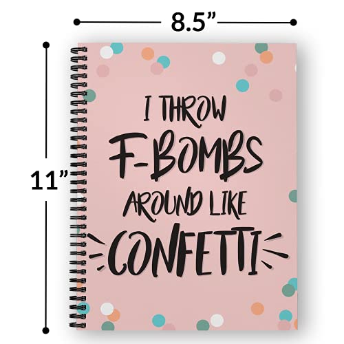 Cahier à spirales F-Bombs pour vos notes de bureau et de cours - 3
