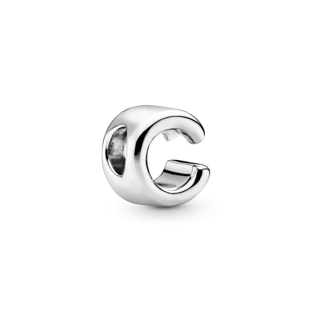 PARCOM Initial Charms Fits Pandora Bracelet S925 Sterling Silver Letter Charms for Bracelets Alphabet A-Z Letters Bead Bracelet for Women Birthday