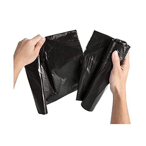 Image of Kitchenwell Medium 270 Garbage Bags /Trash Bags /Dustbin Bags, 19x21 Inches Black (9 Roll , Per Roll 30 Piece)