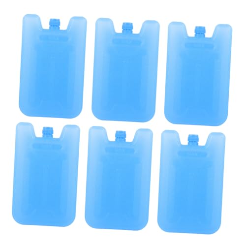 Abaodam 6Pcs Reusable Cooler Ice Packs for Fresh Keeping Ice Block Holders for Coolers and Freezers for Lunch Boxes and Air Coolers Durable and Ice Cases