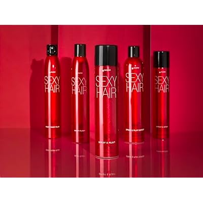 SexyHair Big Spray & Play Harder Firm Volumizing Hairspray | All Day Hold and Shine | Up to 72 Hour Humidity Resistance