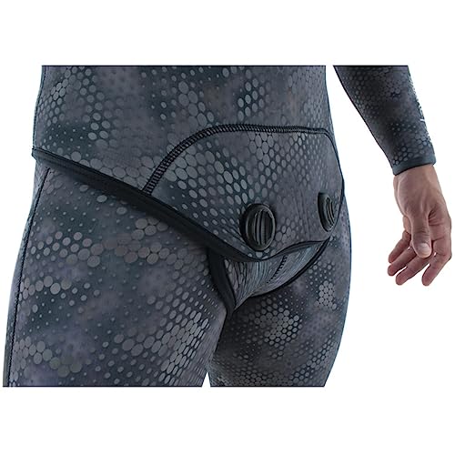 Seac Snake Man, Two-Piece Open-Cell Neoprene Wetsuit for Spearfishing and Freediving 3 mm Large - Thumbnail 7