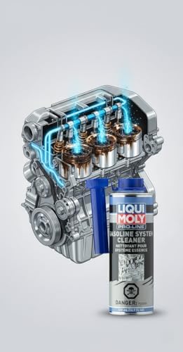 LIQUI MOLY Pro-Line Gasoline System Cleaner 500 ml, Fuel Injector Cleaner for Gas Engines, Carburetor and Injection System Treatment, Improves Performance, Reduces Emissions, Restores Fuel Efficiency - 5