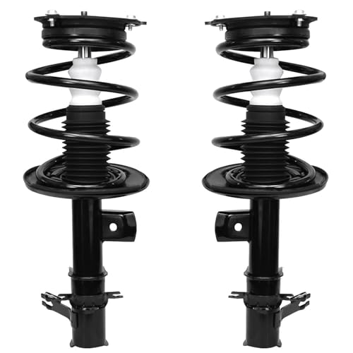 Image of Detroit Axle - Front Struts Kit for 2007-2013 Nissan Altima, 2 Struts with Coil Spring 2 Lower Control Arms with Ball Joints 2 Sway Bar Links 2008 2009 2010 2011 2012 Replacement Suspension