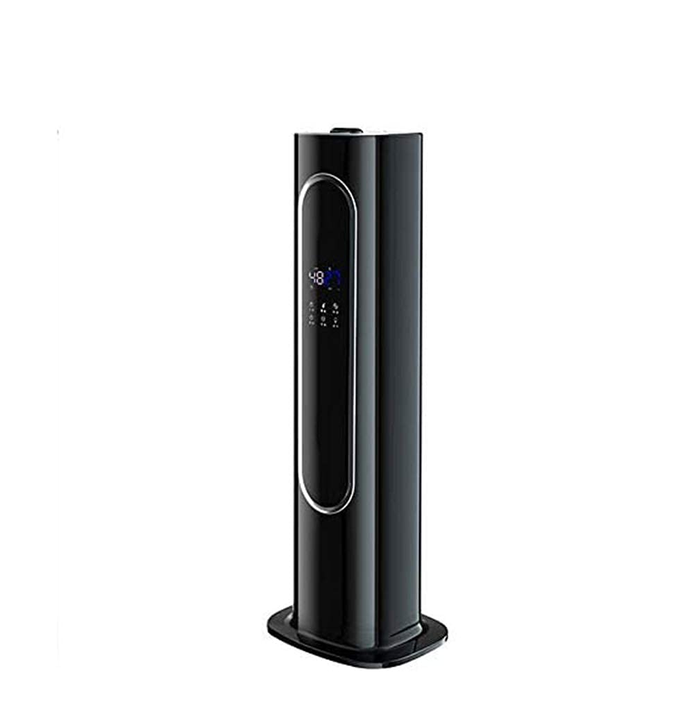 Humidificadores industriales para Dormitorio, de Gran Capacidad, de pie, con luz Nocturna para bebés, silenciosos, Apagado automático, tamaño, fáciles de Usar, Color,Black