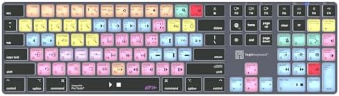 Logickeyboard Titan Wireless Backlit Keyboard for Avid Pro Tools ...