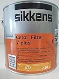 sikkens cetol hls plus eiche hell 006  Sikkens Cetol Holzlasur: Filter 7 plus 2,5 Liter, 077 Kiefer