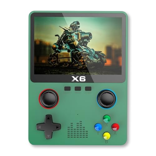 [Schermo HD] Console di gioco portatile con schermo a colori IPS HD da 3,5 pollici completamente laminato, fornendo immagini delicate e morbide con una migliore protezione degli occhi.