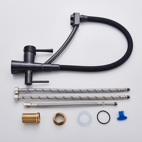 Robinet extractible or brossé pour éliminer les carafes et purifier l'eau - 7