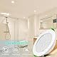 Asstikoo LED Einbaustrahler 230V Dimmbar, 7W 6er Set Einbauleuchten Deckenspots Deckenstrahler Lochöffnung Ø 85-100 mm, IP44 Ultra Flach LED Spots für Badezimmer Wohnzimmer