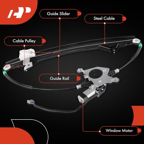 A-Premium Power Window Regulator and Motor Assembly Replacement for Ford Explorer Mercury Mountaineer 2002-2010 Lincoln Aviator Rear Left Driver Side by A-premium - Used condition - Image 6