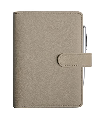 Exacompta - 42553E – Organizer Exatime 14 Baltique – 11 x 14,5 cm – Wochenkalender 16 Monate – September 2023 bis Dezember 2024 – Farbe Kitt