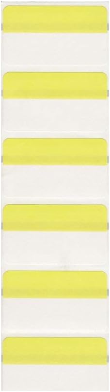 Centurion Comtec & Zebra Bin Tag Labels 2 In. X 1-1/8 In. Yellow