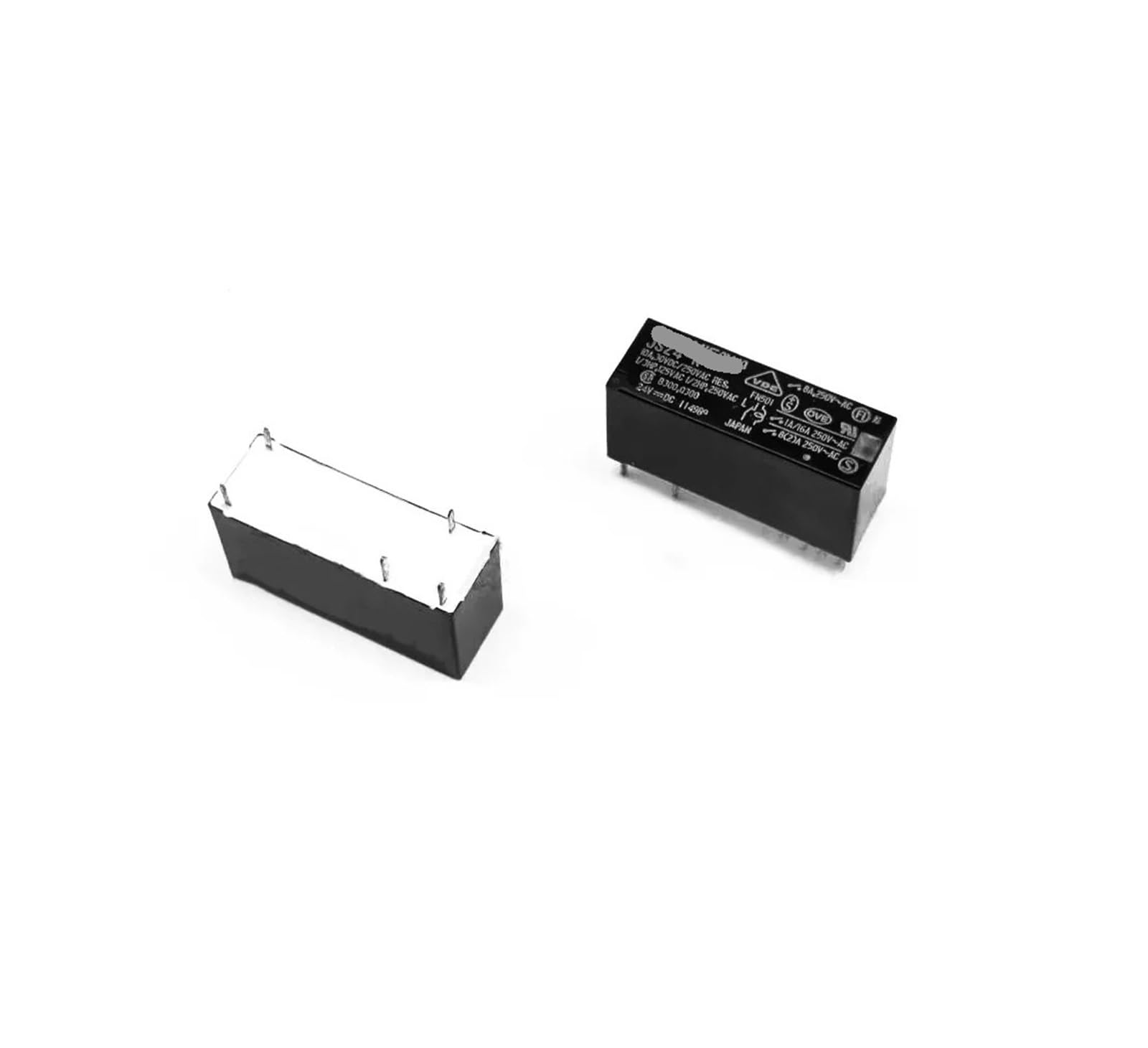 Relais JS24-K DC24V haute durabilité 8A lot de 2 modules électroniques 5 broches - 2