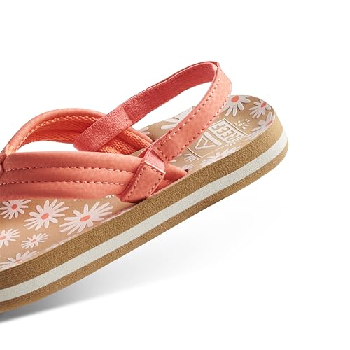 Image of REEF Girls Toddler /Little Kid Ahi Beach Flip Flop, Soft Cushion Footbed, Water Friendly