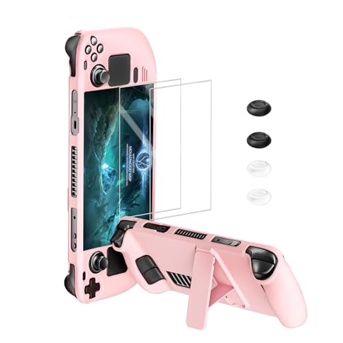 bibuks Steam Deck Case,Steam Deck OLED Protective Case,Non-Slip Skin Protective ...