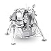 Modello 3D Apollo 11 Metal Earth Models - Kit Modulo Lunare LEM ISS – Modello Aviazione Spaziale – Puzzle 3D in Metallo di 6x6x5,5cm