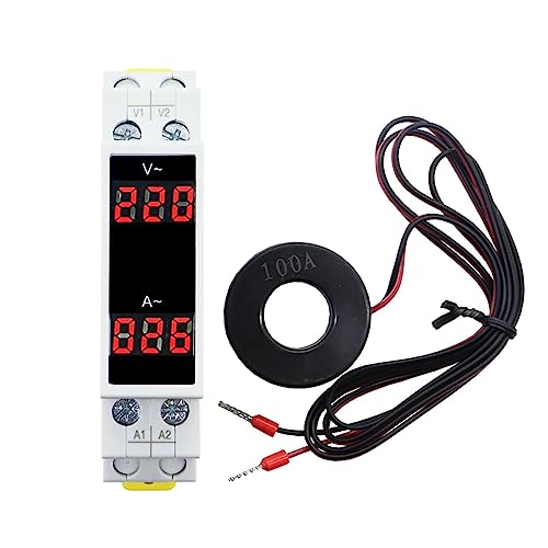 Ampèremètre voltmètre LED numérique rail DIN pour sécuriser votre tableau électrique