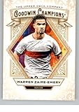 2025 Upper Deck Goodwin Champions #33 Warren Zaire-Emery RC Rookie Card Official Sports Card in Raw (NM or Better) Condition