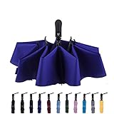 NOOFORMER Paraguas automático invertido de viaje – Paraguas de golf compacto y ligero para hombres y mujeres