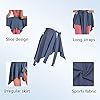 COTJTFE-Womens-Athletic-Short-Skirt-Slice-Sports-Skirt-Ladies-Golf-Short-Skirt-Sportswear-Running-Fitness-Sports-Skirt Women's Athletic Short Skirt, Slice Sports Skirt, Ladies Golf Short Skirt, Sportswear, Running Fitness Sports Skirt (Lron Blue)