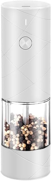 Kitchen Utensils Electric Black Pepper Grinder Rechargeable Rose Salt Pepper Spice Seasoning Grinder(OneColor)