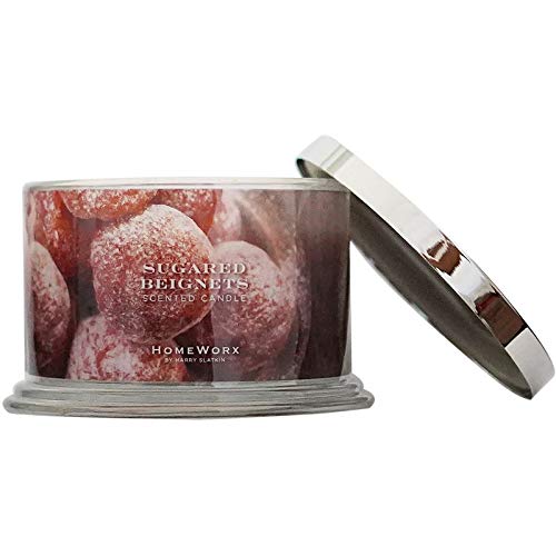 HomeWorx by Harry Slatkin 4 Wick Candle Sugared Beignets, 18 oz.