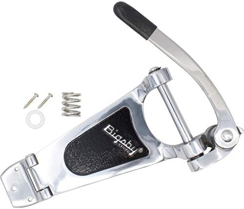 Vibrato - Bigsby, B60, for large hollow-body guitars, Color: Aluminum