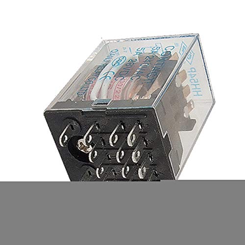 Aexit HH54P AC Relays 220V Coil 240VAC 28V DC Contact Power Relay 14 Accessory Power Pin 4PDT