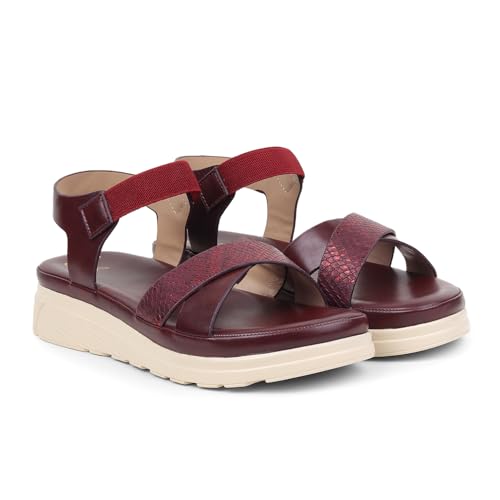 Image of YOHO SDL 110 Sandals for Women | Orthopedic & Soft Sandal for Ladies | Fancy Slippers /Chappal for Girls |Stylish Heeled Wedges for Everyday Wear