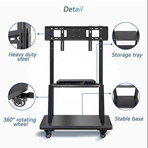 Soporte Universal Móvil para TV con Ruedas 32-75 pulgadas miniatura 4