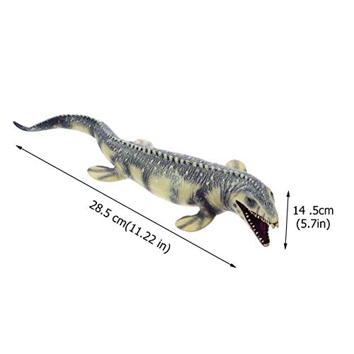 Toyvian Bonecos de Dinossauro Brinquedos Mosassauro Plástico Realista Bonecos de Dinossauro Bonecos