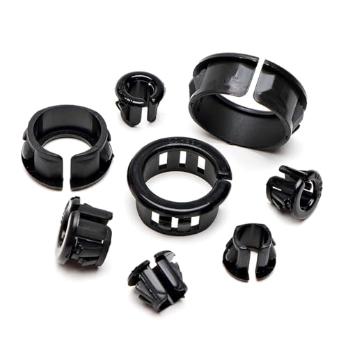 Guaina metallica protettiva in plastica con fibbia a spirale, copertura con foro in plastica, con fessura for scheda, manicotto di infilatura, protezione a scatto ( Size : 50 pcs , Color : OSB-10 )