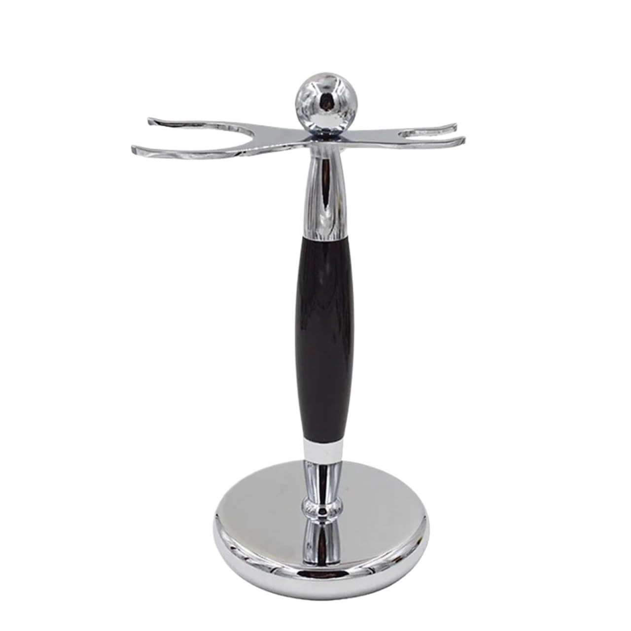 Verchromter Metallständer for Rasierhobel und Bürste, Badezimmer-Rasierständer for Luxusgeschenke