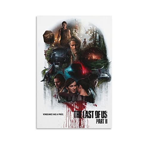 The Last Of Us Part 2 - Póster artístico, pintura decorativa, lienzo, póster de pared e...