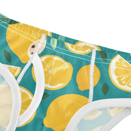 KLL Slices Whole Lemons Toddler Boy Pure Cotton Briefs Underwear Breathable Children Undies4
