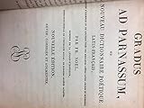  Gradus Ad Parnassum, ou nouveau dictionnaire poétique latin-français - Nouvelle édition