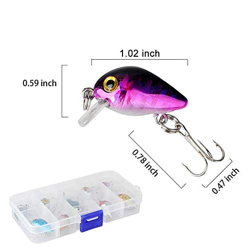 Amazon | Nnxakjss 10個2.6CM / 1.6G 釣りルアーセット-釣りルアー